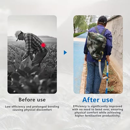 Multifunctional Backpack Fertilizer Spreader — Automatic Soil Care Tool