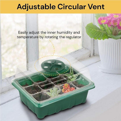 Plastic Seedling Box – Heat & Moisture Preserving Grow Tray