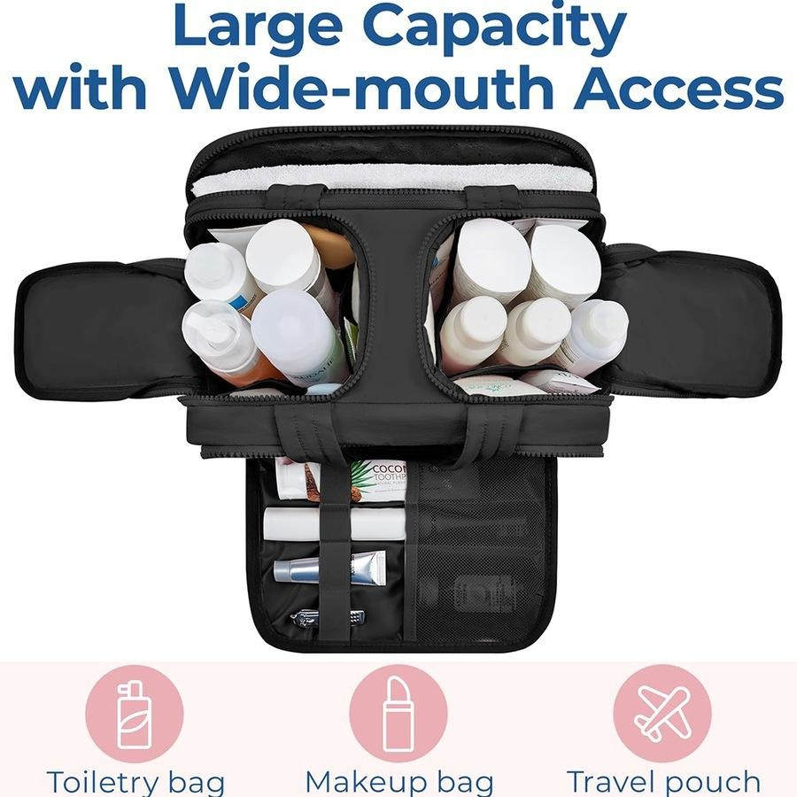 Waterproof Hanging Bag – Large Organizer with Zipper Pouch