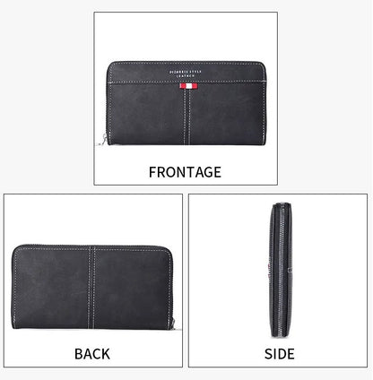 Large Capacity Zippered Mobile Phone Bag & Wallet – Compact, Secure & Stylish