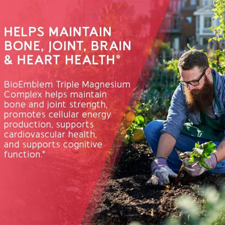 Triple Magnesium Complex Capsules – Vegan Magnesium Support Supplement