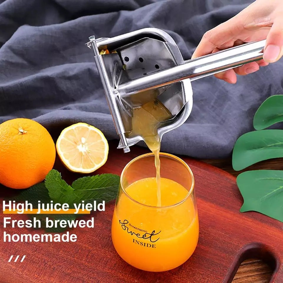Heavy Duty Manual Fruit Juicer – Removable Hand Press Juice Extractor