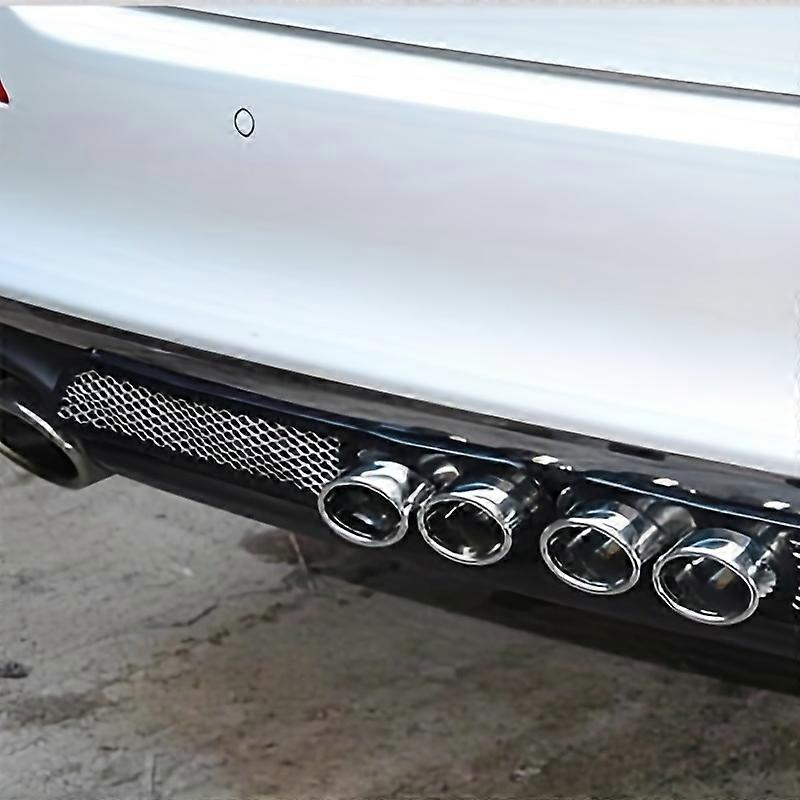 Dual Vent Style Car Grid – Sporty Simulated Exhaust Decoration