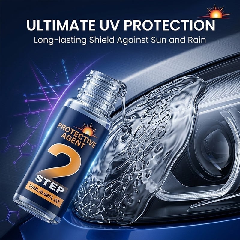 Nano Wax Headlight Restoration Agent – Professional Car Lens Repair Polish