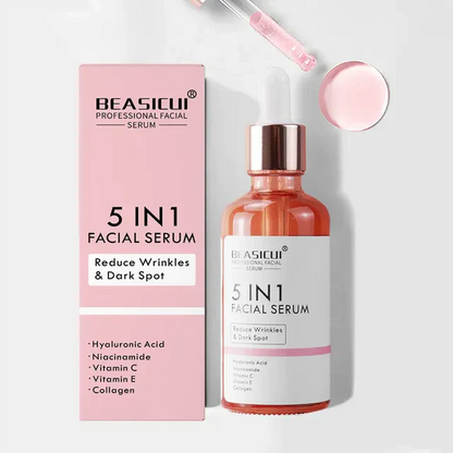 5-in-1 Hyaluronic Acid & Vitamin C Facial Serum
