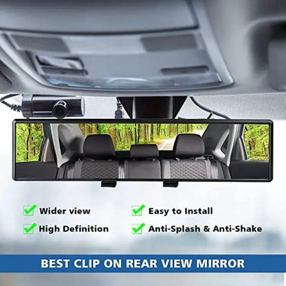 Universal Anti-Glare Wide Angle Rearview Mirror