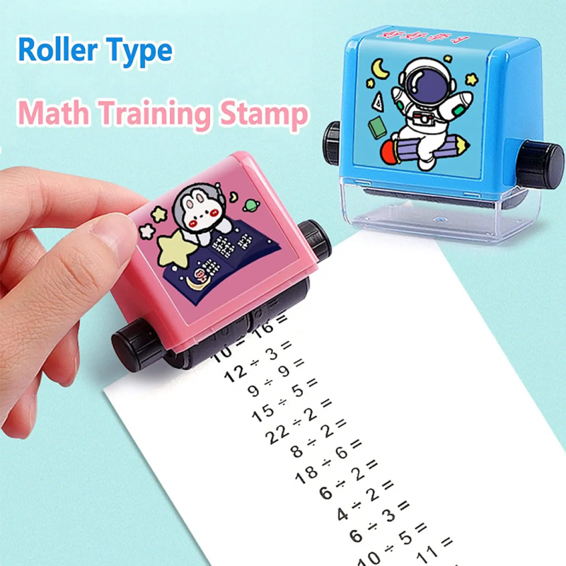 Roller Number Stamp Tool Fun Way to Learn & Practice Math