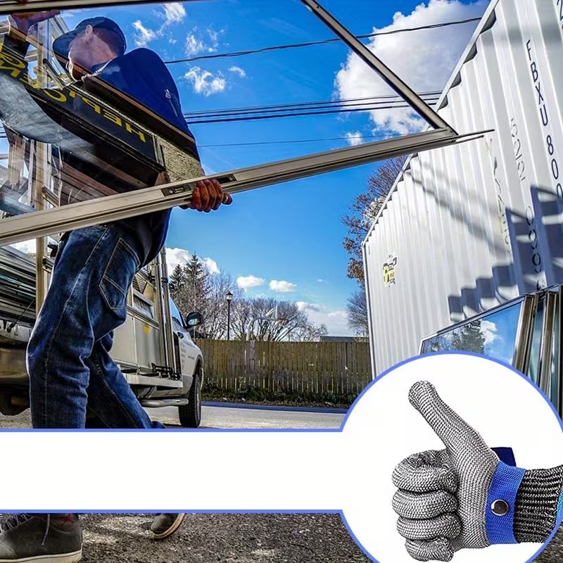 Stainless Steel Mesh Gloves – Cut-Resistant Protection