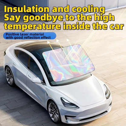 Car Laser Visor Sunshade – Windshield Heat Protection Shield