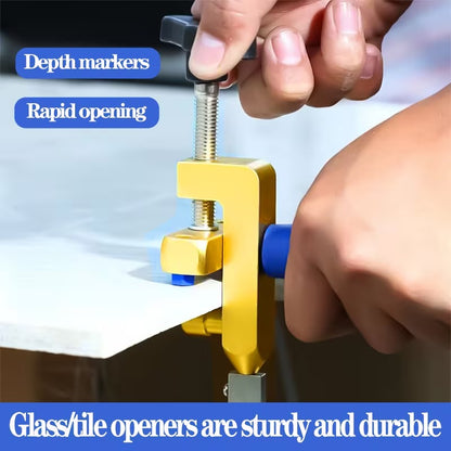 2-in-1 Glass & Tile Cutter Tool Set — Precision Cutting Made Easy