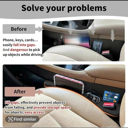 Car Seat Gap Filler (One Pair) – Keep Your Car Clean & Organised