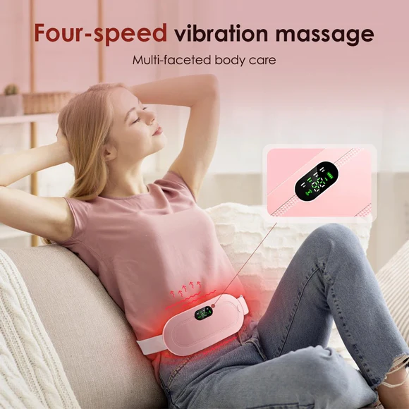Heated Waist Massager Belt – Warm Therapy & Vibration Massage for Everyday Comfort