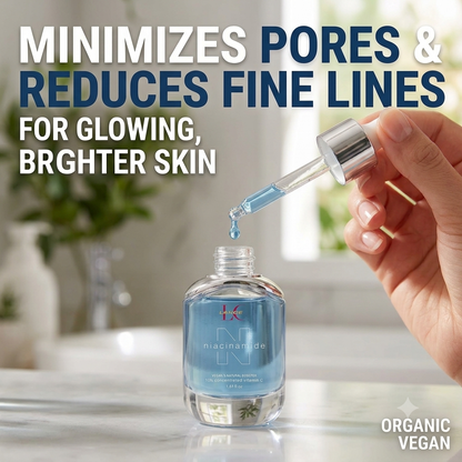 Lance Organic Vegan Niacinamide Serum – Brightening Skincare for Glowing Skin, Fine Lines & Pore Care