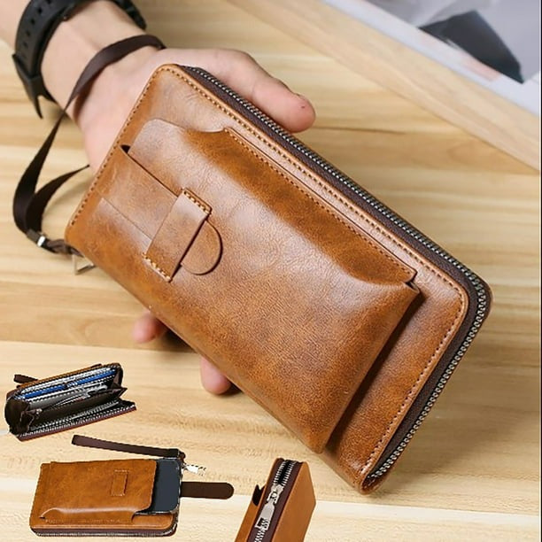 Vintage Large Capacity Multi-Function PU Leather Men’s Wallet