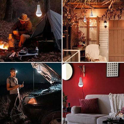 Portable Rechargeable LED Light Bulb – Bright Outdoor Lighting