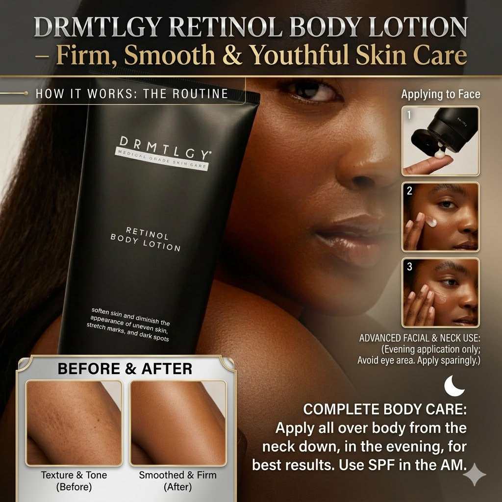 Retinol Body Lotion – Firm, Smooth & Youthful Skin Care