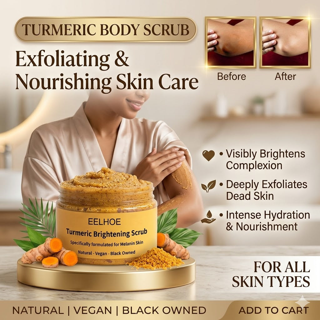 Turmeric Body Scrub – Exfoliating & Nourishing Skin Care