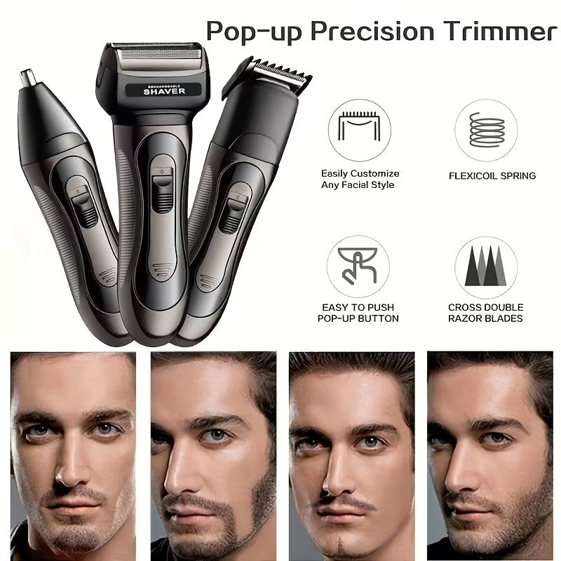 PROFESSIONAL SHAVER® 3-in-1 Kit – Powerful Cordless Grooming Made Easy
