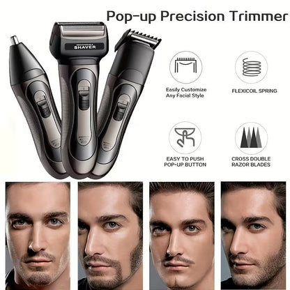 PROFESSIONAL SHAVER® 3-in-1 Kit – Powerful Cordless Grooming Made Easy