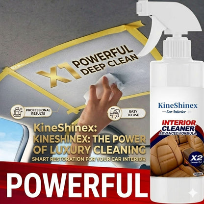 All in One Car Interior Cleaner & Polish – Waterless Cleaning & Leather Care Solution