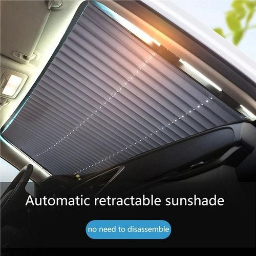 Retractable Car Window Sunshades – UV Blocking Protection for Front & Rear Windows