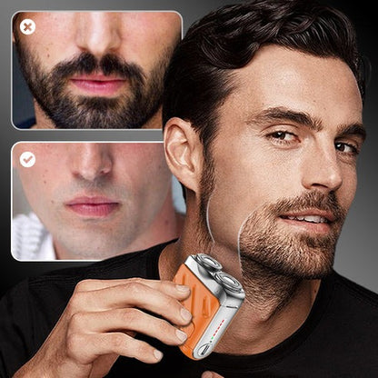 Portable Rotary Dual Ring Electric Shaver – Smooth & Convenient Grooming