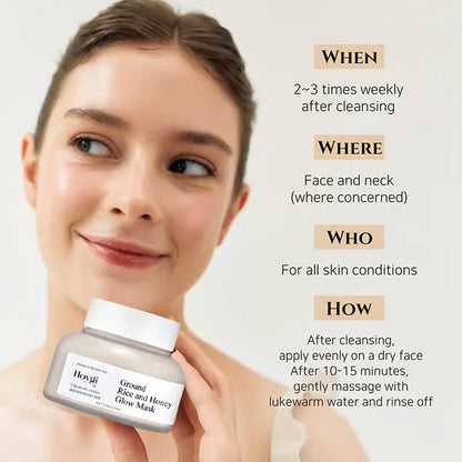 Ground Rice and Honey Glow Deep Clean Mask