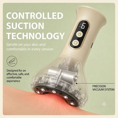 9 Level Electric Smart Cupping Massager – Heated Vacuum Gua Sha Body Massage Cup