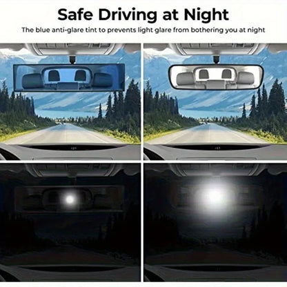 Universal Anti-Glare Wide Angle Rearview Mirror