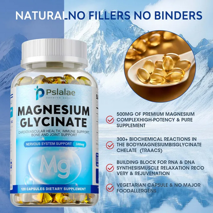 Magnesium Glycinate Softgels – Sleep & Relaxation Support (500mg)