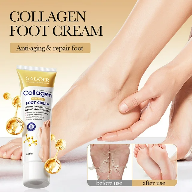 Collagen Foot Care Cream – Moisturizing & Repair for Dry Feet