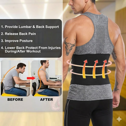 Breathable Abdominal Compression Belt – Waist Support for Fitness & Running