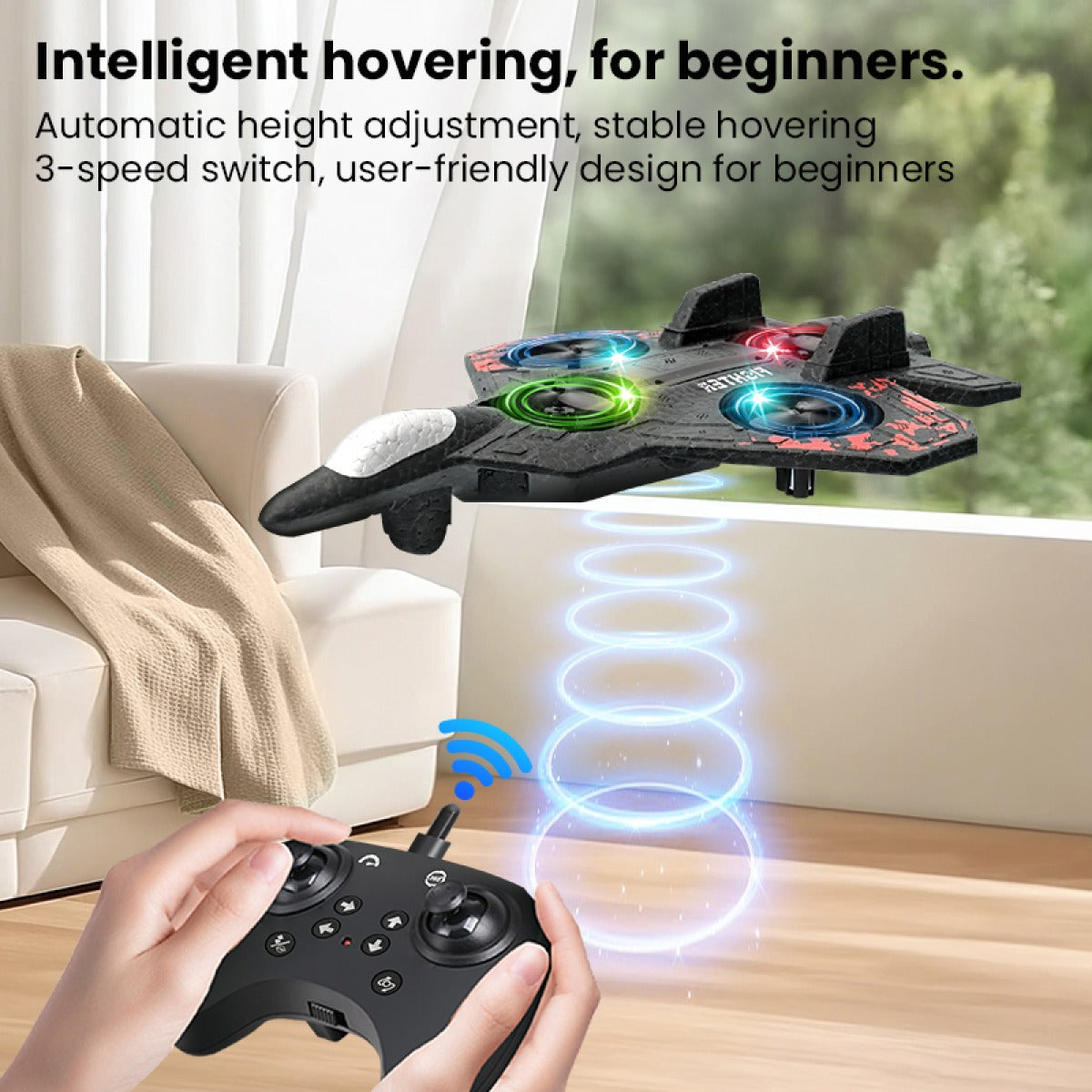 Remote Control RC Airplane – One-Click Return Unbreakable Foam Plane