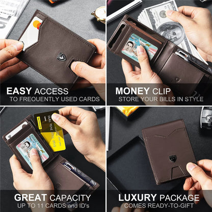 Vintage Men’s Carbon Fiber Card Holder