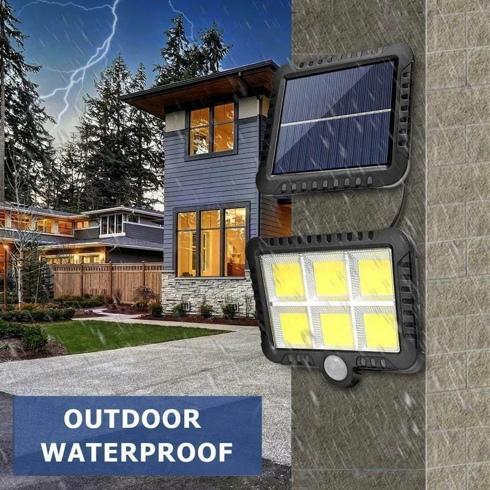 2-in-1 Solar Spotlight – Motion Sensor Outdoor Security Light