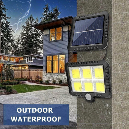 2-in-1 Solar Spotlight – Motion Sensor Outdoor Security Light