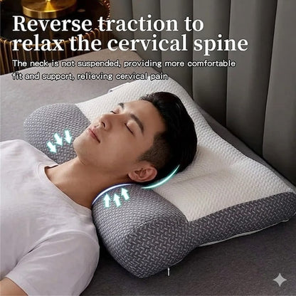 Ergonomic Cervical Neck Support Pillow – Memory Foam Orthopedic Comfort