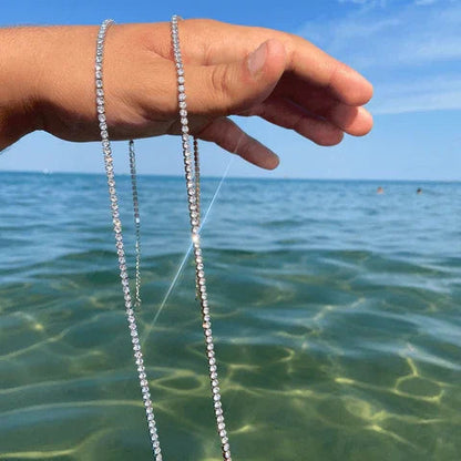 Crystal Tennis Necklace