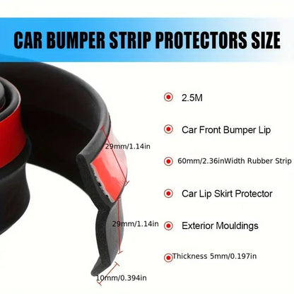 100" Universal Rubber Bumper Lip