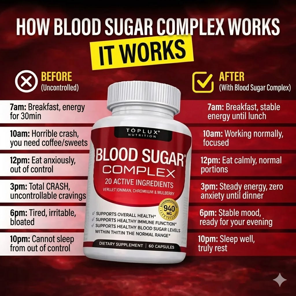 Blood Glucose Support Capsules – Herbal Balance Formula for Healthy Sugar Levels