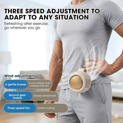Mini Bladeless Fan – Portable Rechargeable Silent Cooling Fan