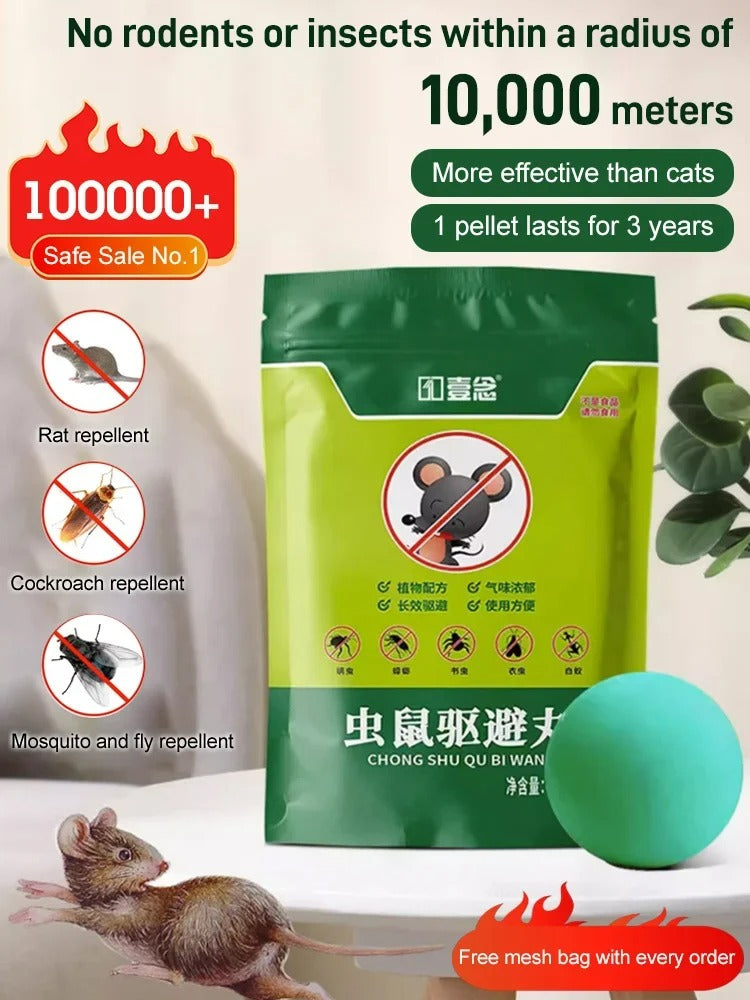 Rodent and insect repellent sphere