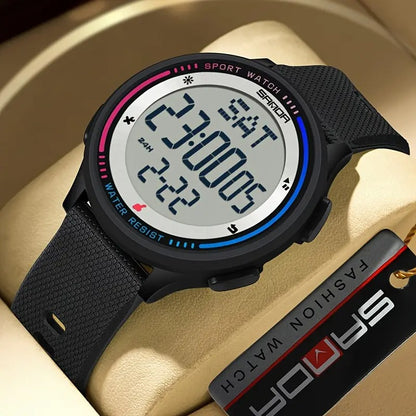 Men’s Waterproof Digital Watch – Sporty, Durable & Stylish
