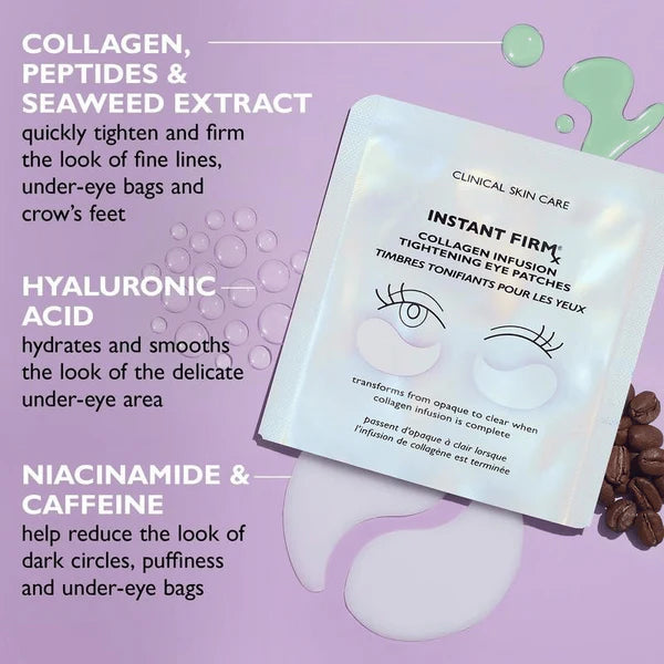 Instant Collagen Eye Patches – Lift, Brighten & Hydrate in Minutes