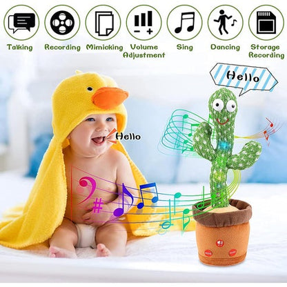 Fun Kidz Dancing Cactus – Singing, Dancing & Talking Toy for Endless Fun