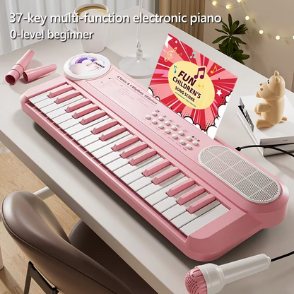 Kids Piano Keyboard – Fun Learning Musical Toy with Microphone