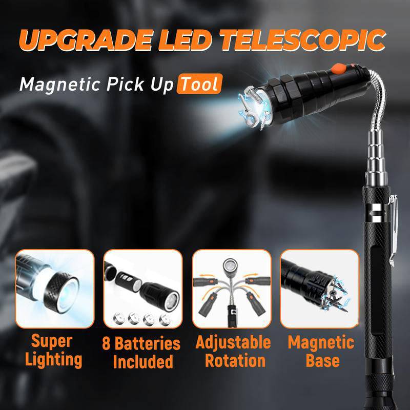Telescoping Magnetic Pickup Tool – Extendable, Strong