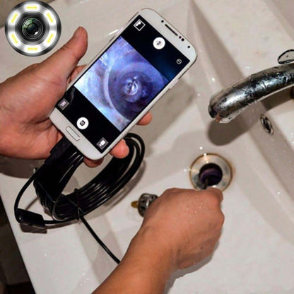 3-in-1 Endoscope Camera – Waterproof Inspection Tool with LED Lights