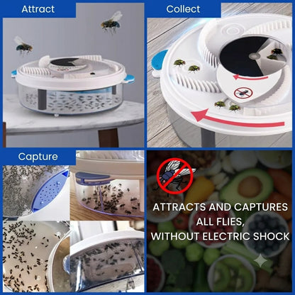 USB Electric Fly Trap – Reusable Household Flying Insect Catcher for Indoor Use