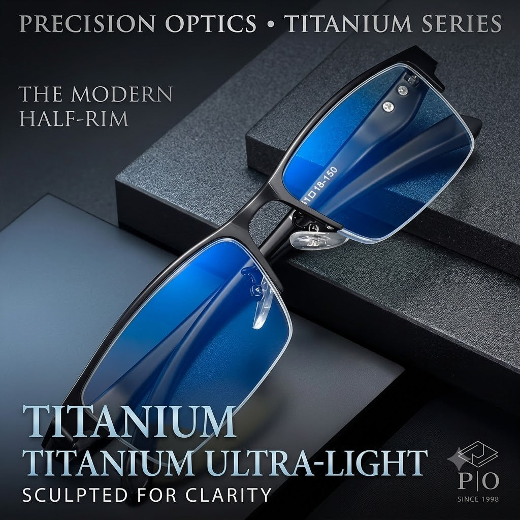 Stylish Vintage Metal Eyeglass Frames – Premium Optical Frames for Students & Professionals